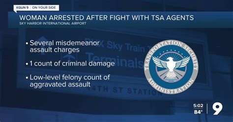 Woman accused of assaulting TSA officers at Phoenix airport